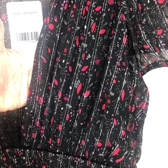 Free People Baby Love Smocked Bodycon Black Dress - Picture 5 of 15